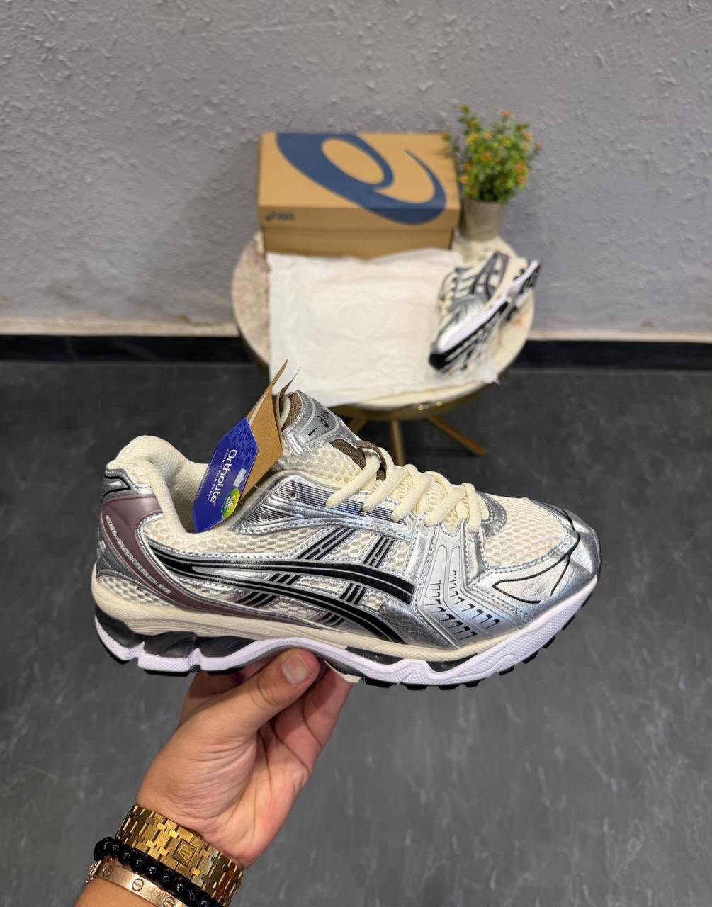 Buy ASI_CSS Kayano 14 White Black Shoes