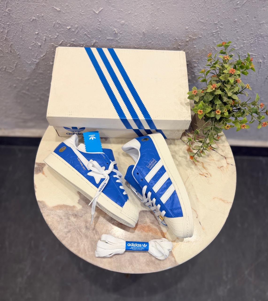 Buy Adid_ass Superstar BAPE Blue Shoes - Image 5