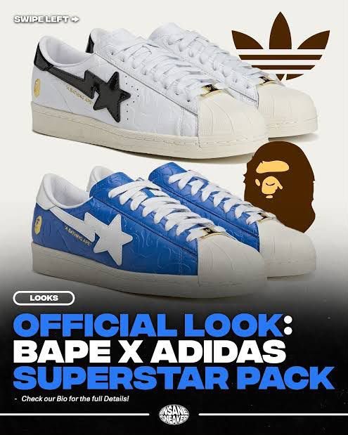Buy Adid_ass Superstar BAPE Blue Shoes - Image 9