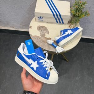 Buy Adid_ass Superstar BAPE Blue Shoes