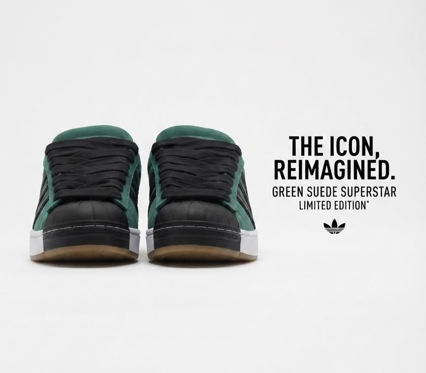 Buy Adid_ass Superstar Dark Green Shoes - Image 4