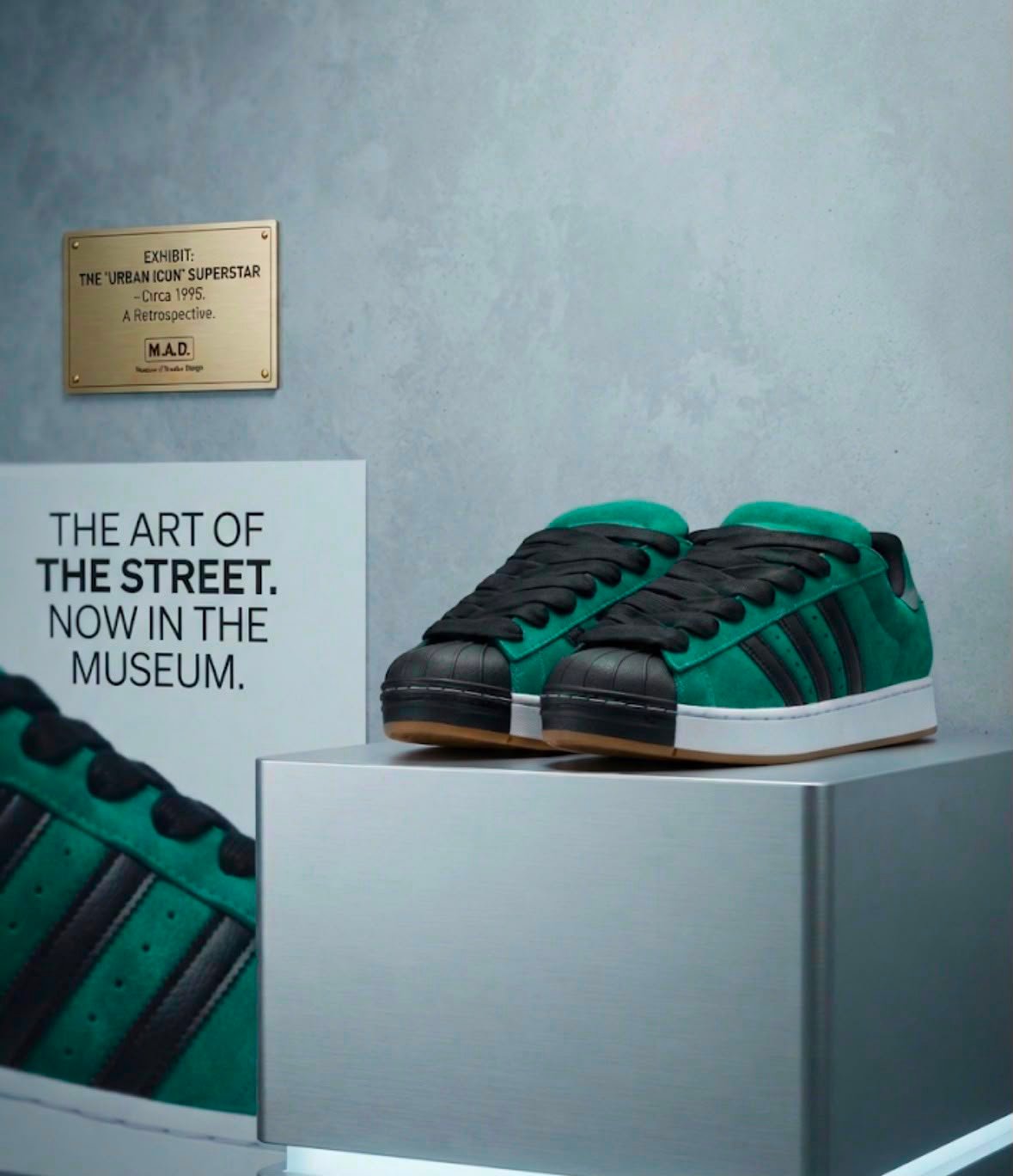 Buy Adid_ass Superstar Dark Green Shoes - Image 3