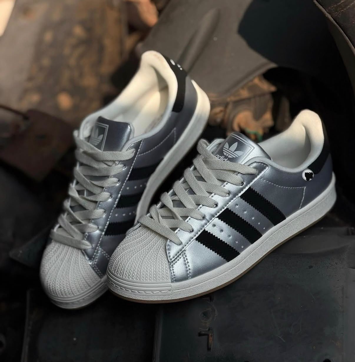 Buy Adid_ass Superstar Silver White Gum - Image 8