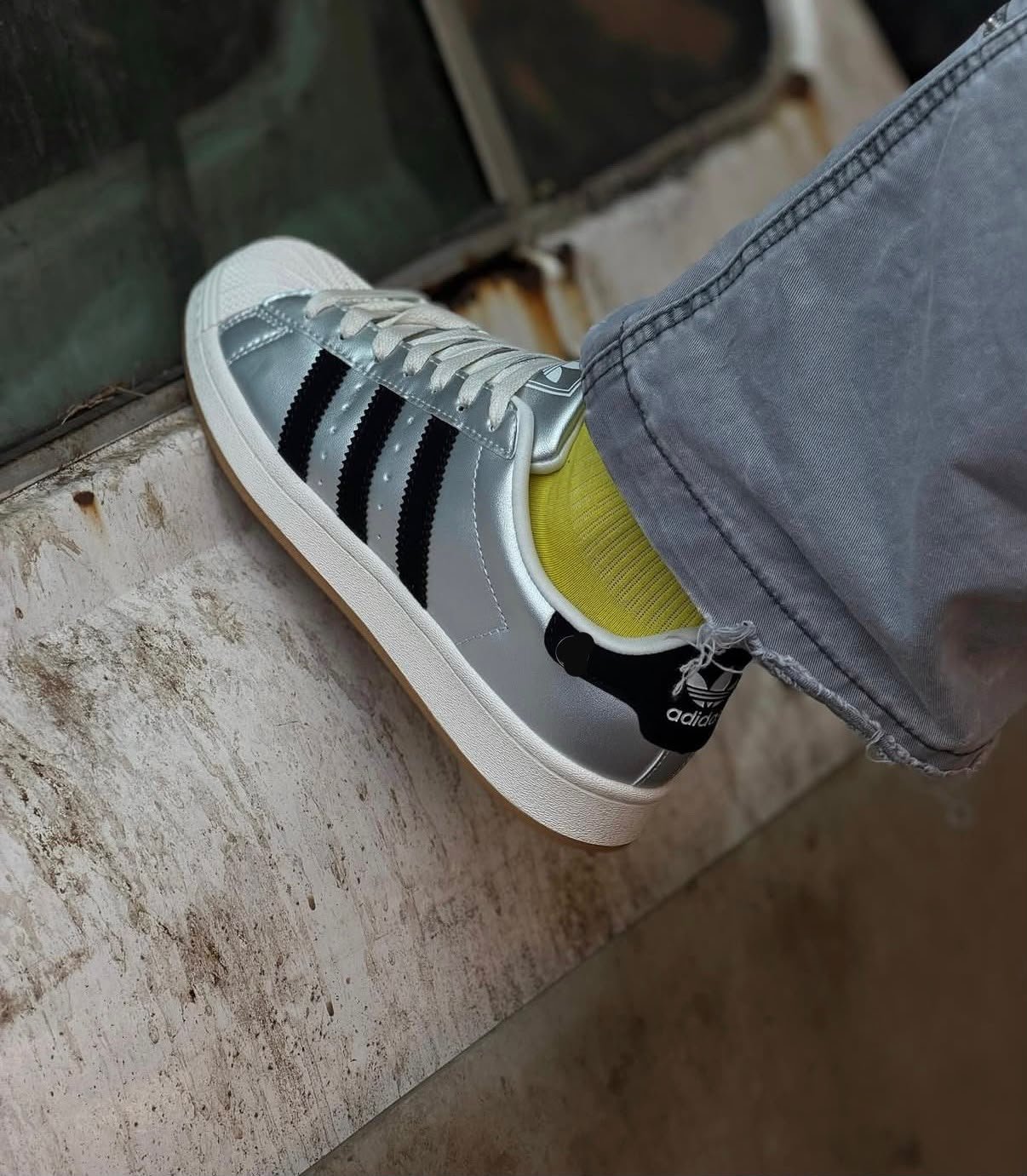 Buy Adid_ass Superstar Silver White Gum - Image 7