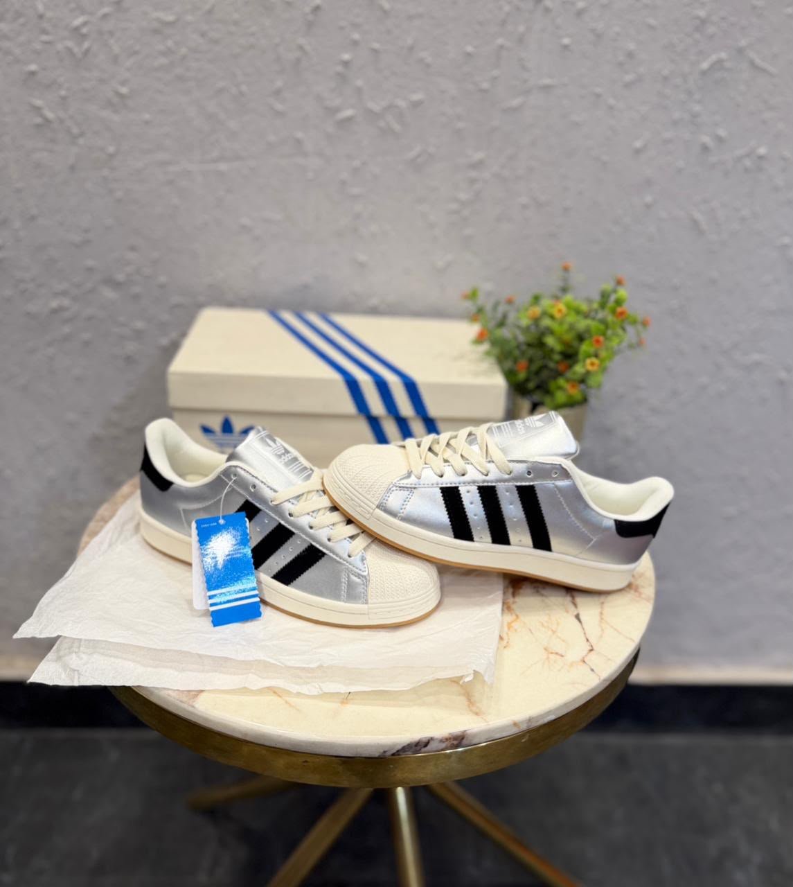 Buy Adid_ass Superstar Silver White Gum - Image 3