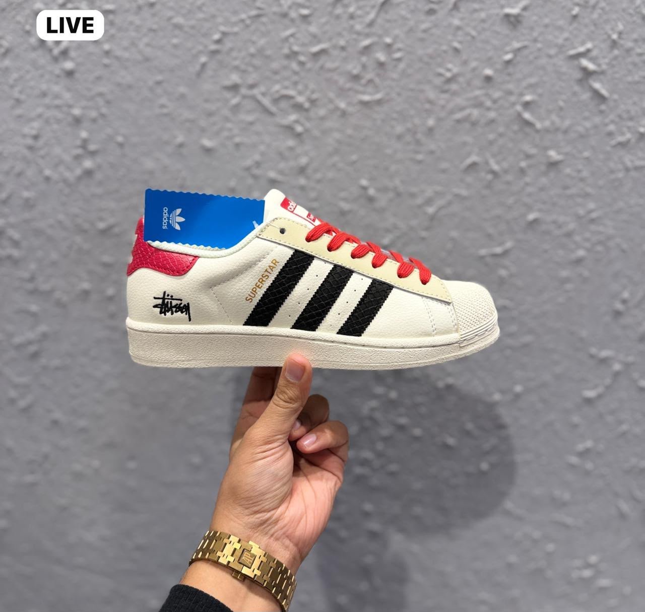 Buy Adid_ass Superstar Stussy Supreme - Image 3