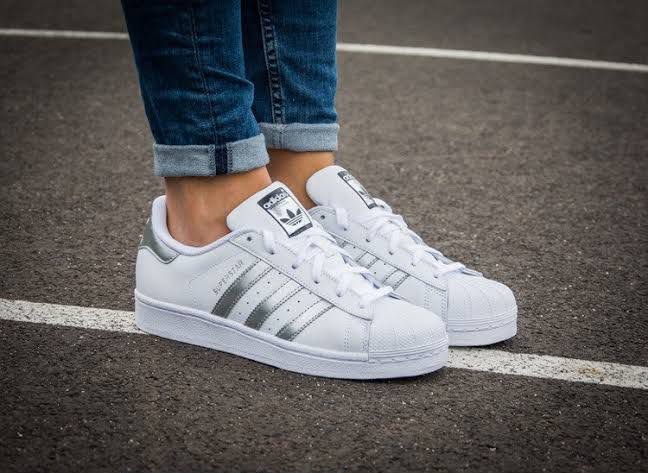 Buy Adid_ass Superstar White Silver Shoes - Image 7