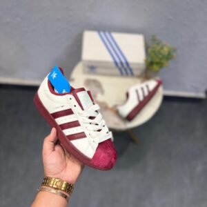 Buy Adid_ass Superstar Wine White Sneakers