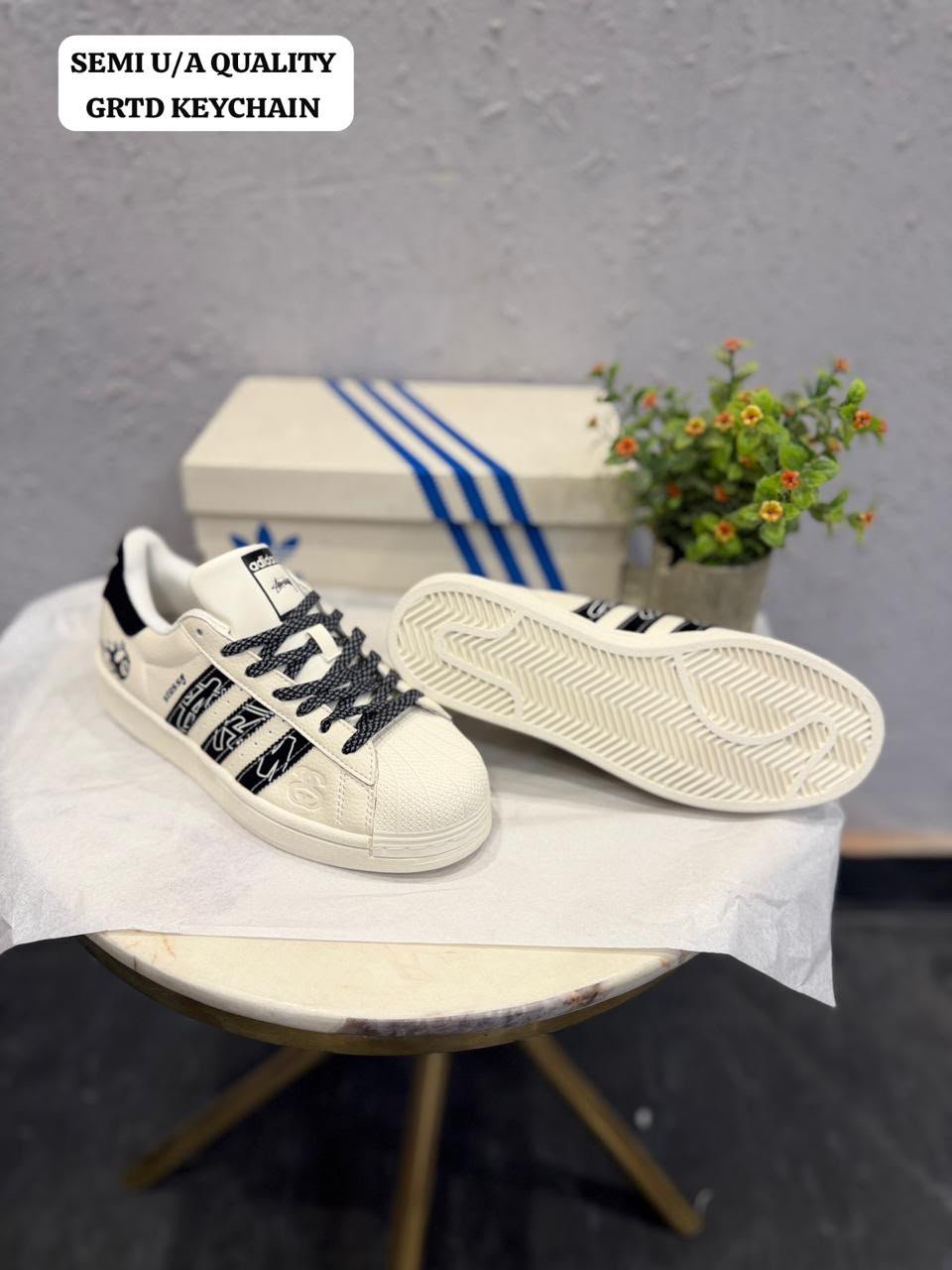 Buy Adid_ass Superstar x Stussy Ball Shoe - Image 4
