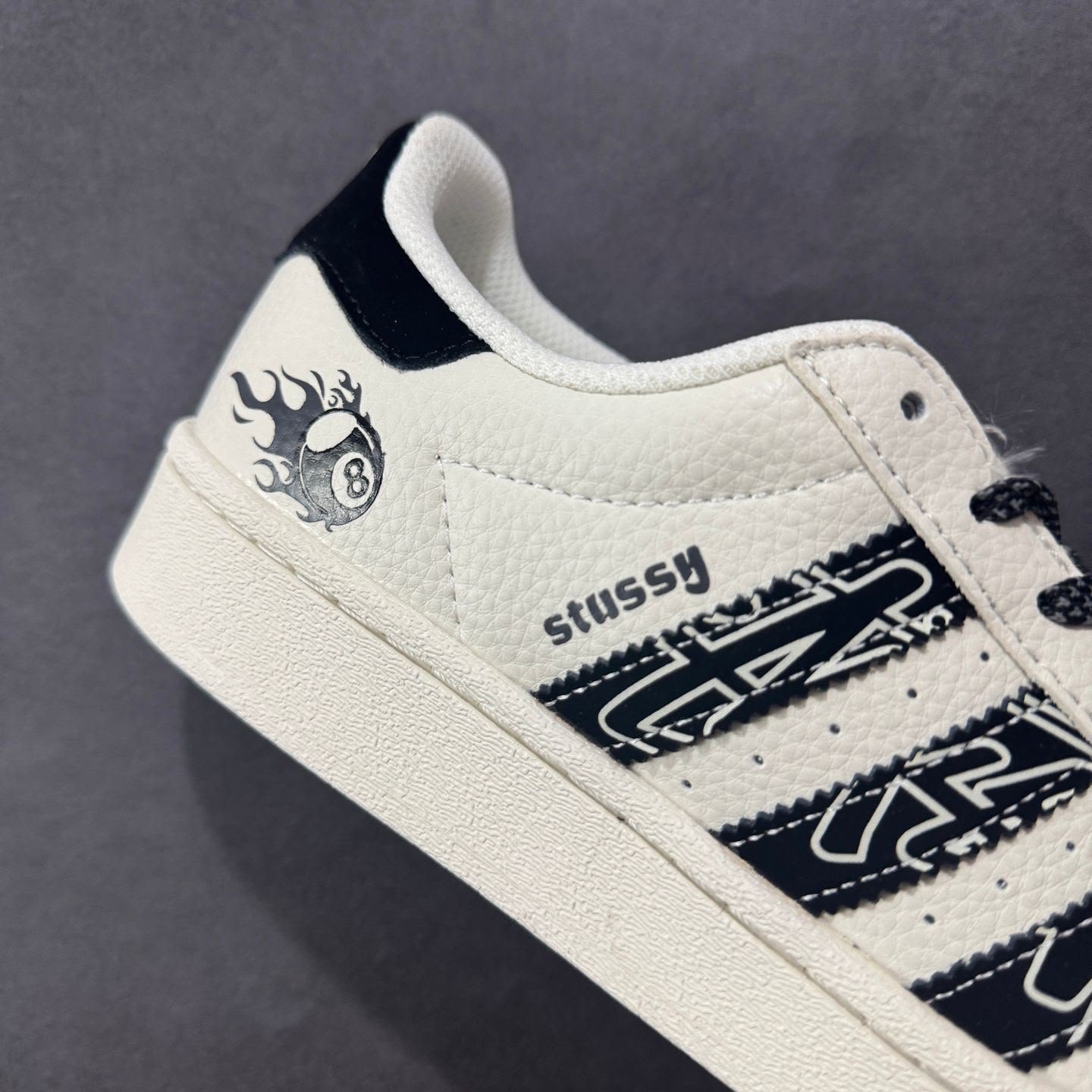 Buy Adid_ass Superstar x Stussy Ball Shoe - Image 8