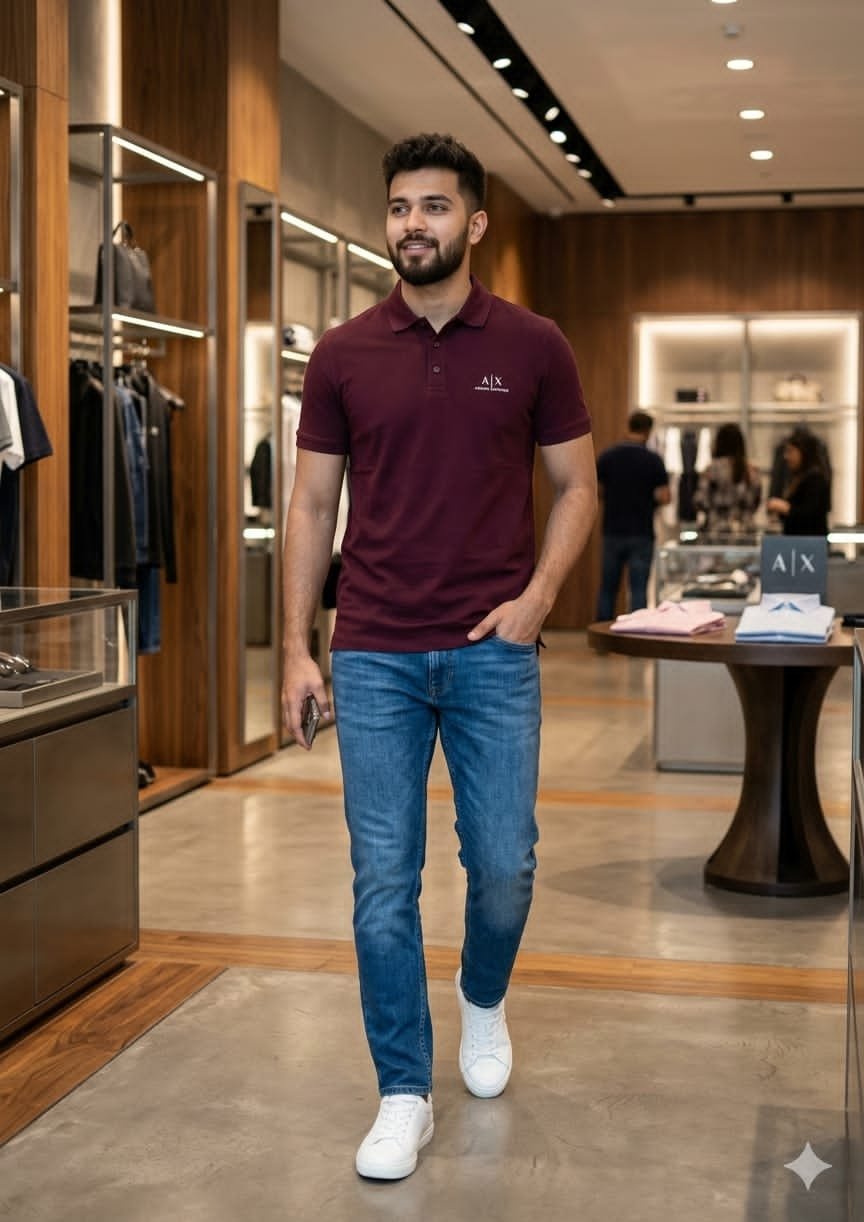 Buy Arma_nii Premium Cotton Lycra Polos - Image 3