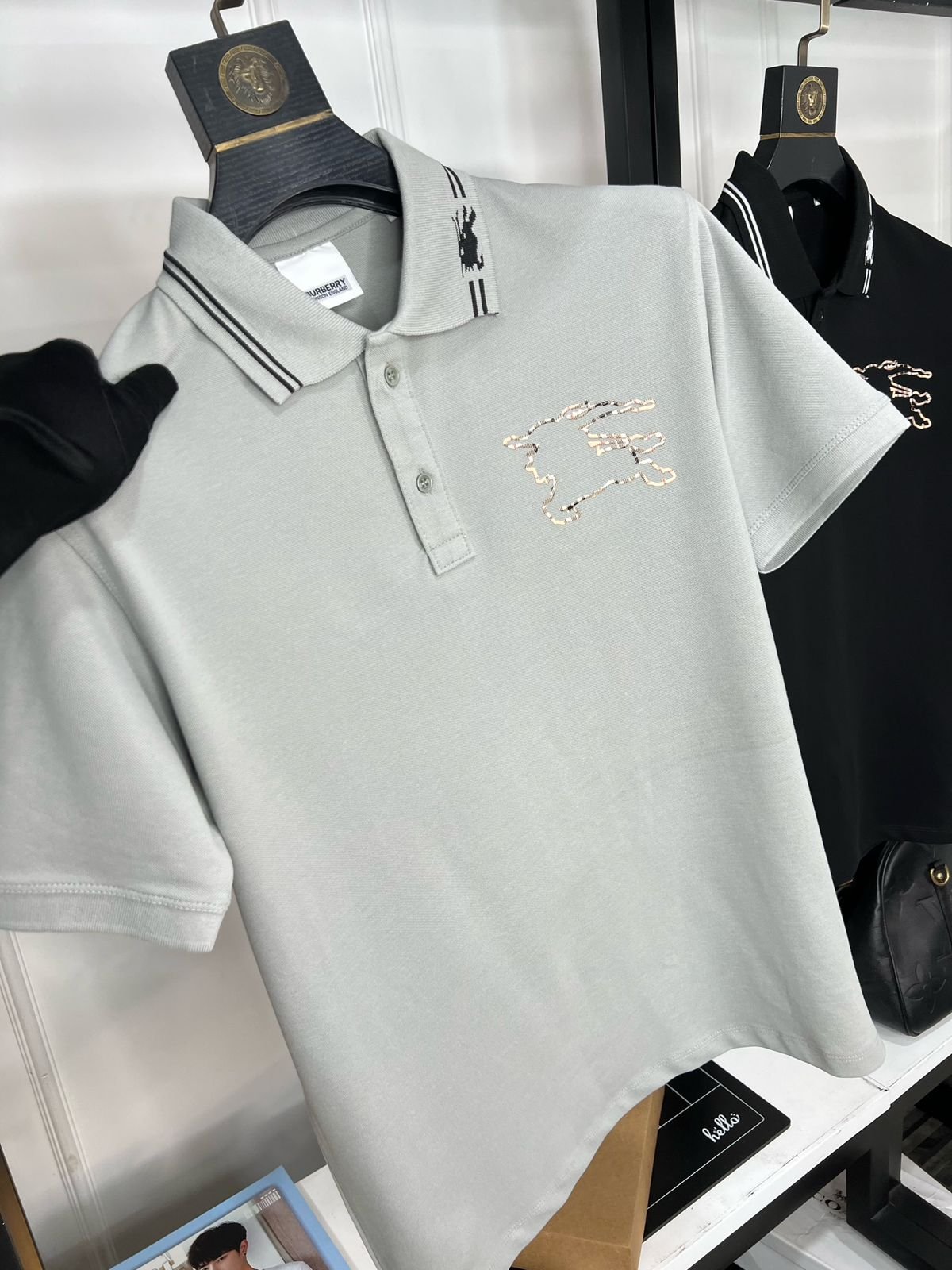 Buy Burber_ryy Premium Cotton Polo Tee - Image 6
