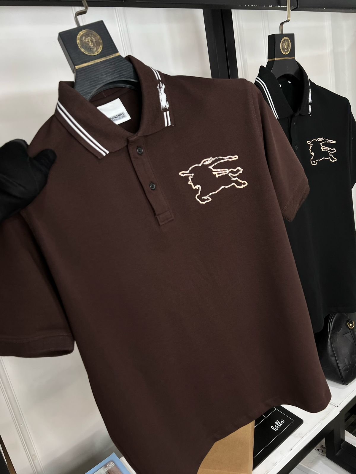 Buy Burber_ryy Premium Cotton Polo Tee - Image 8