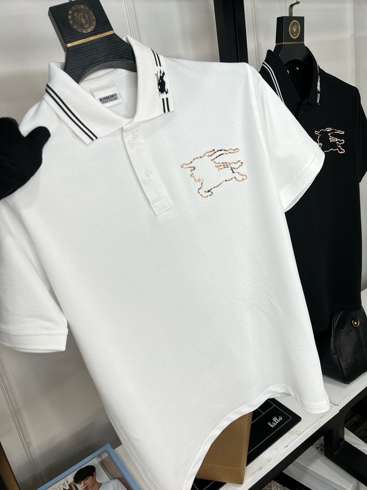 Buy Burber_ryy Premium Cotton Polo Tee - Image 12