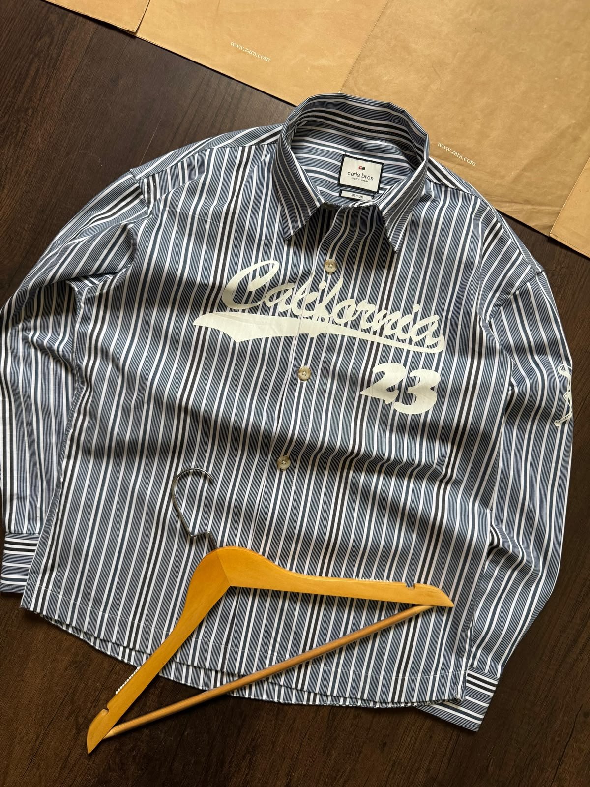 Buy Carl_s Br_oss Box Fit Stripe Shirt - Image 2