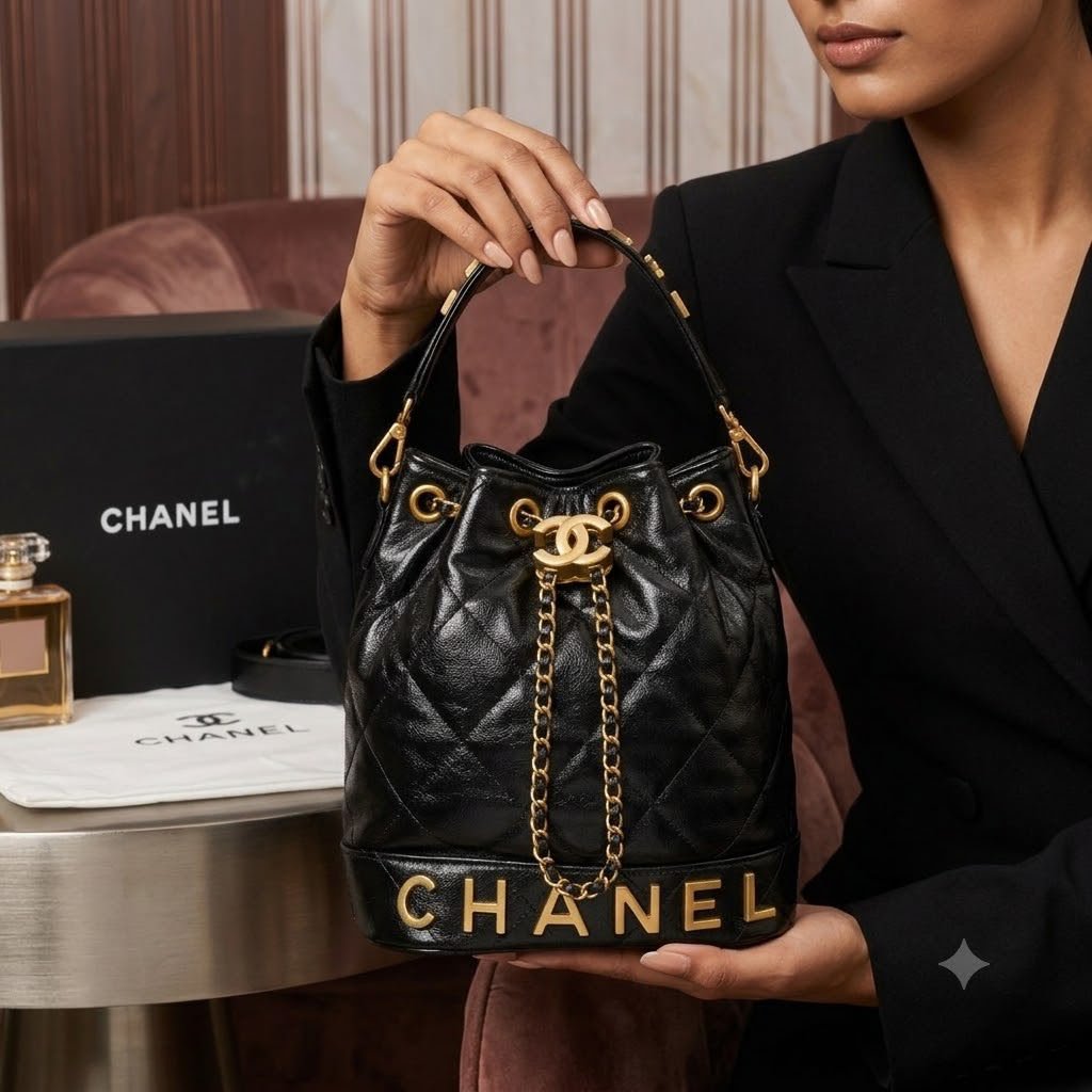 Buy Chan_ell Bucket Bag Luxury Designer