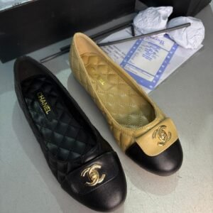 Buy Chan_ell Leather Ballet Flats