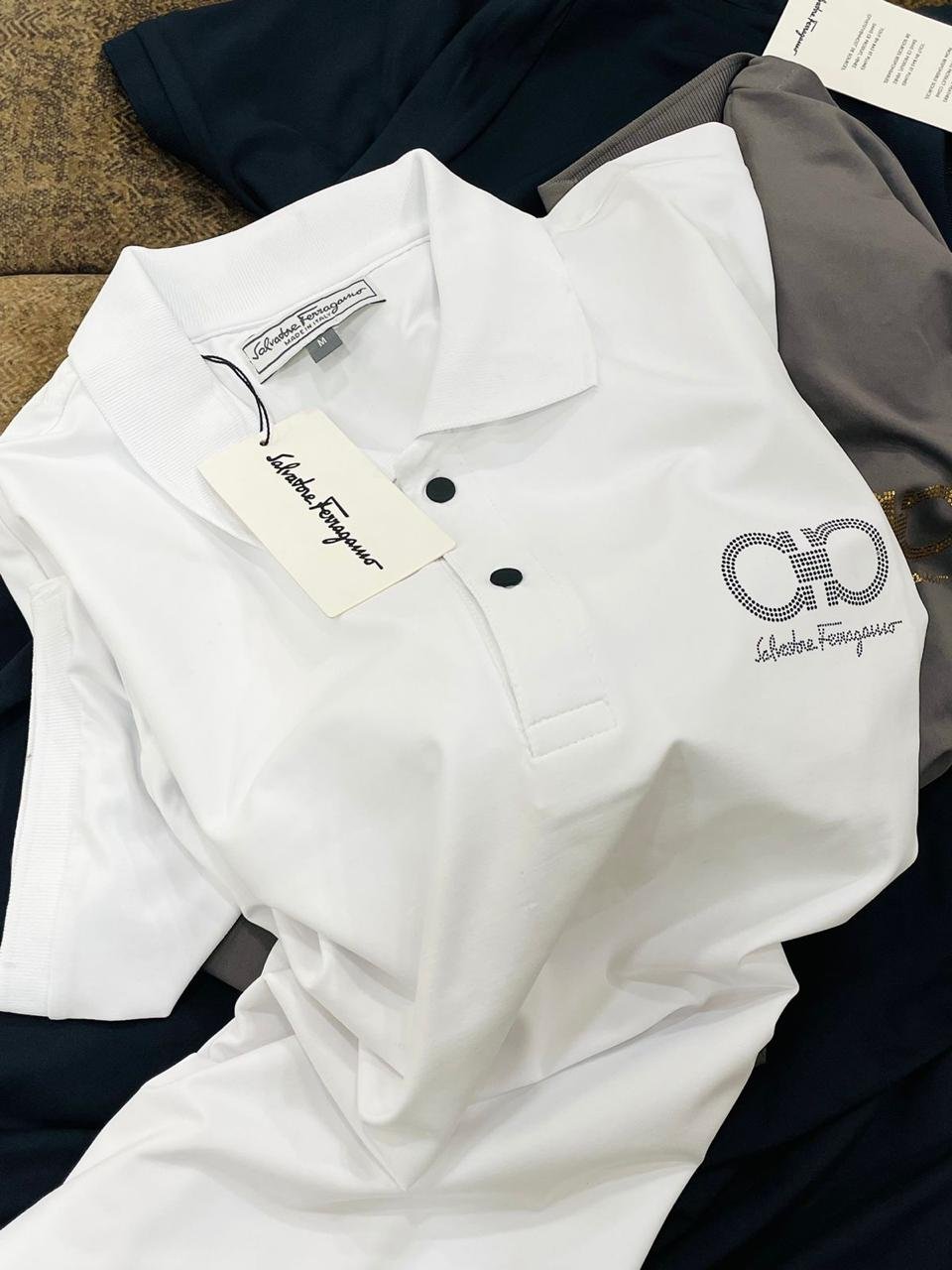 Buy Ferraga_moo Cotton Lycra Polo Shirts - Image 5