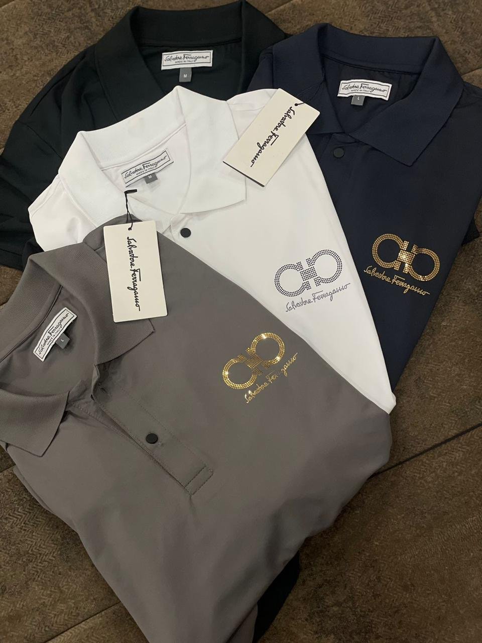 Buy Ferraga_moo Cotton Lycra Polo Shirts