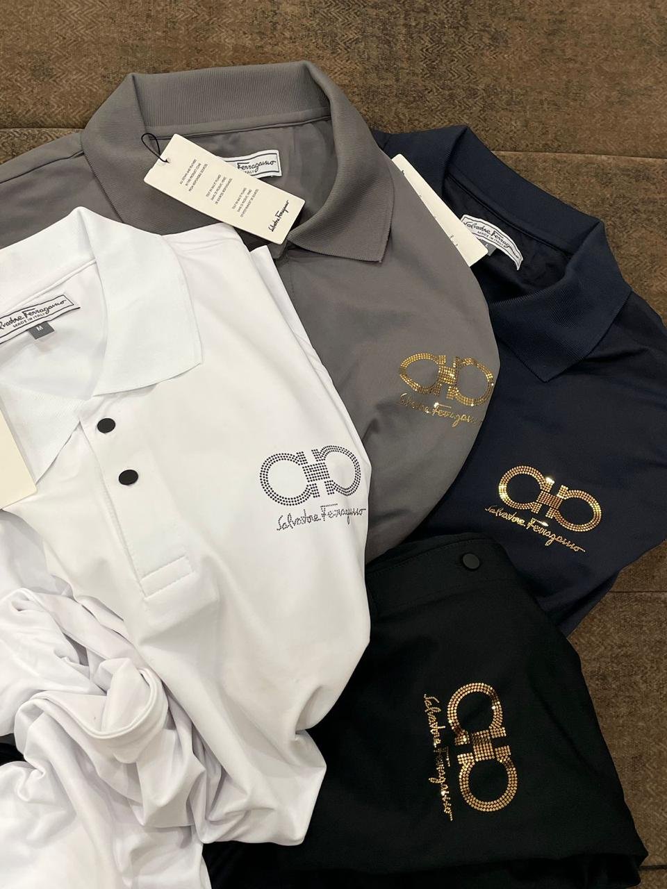 Buy Ferraga_moo Cotton Lycra Polo Shirts - Image 2