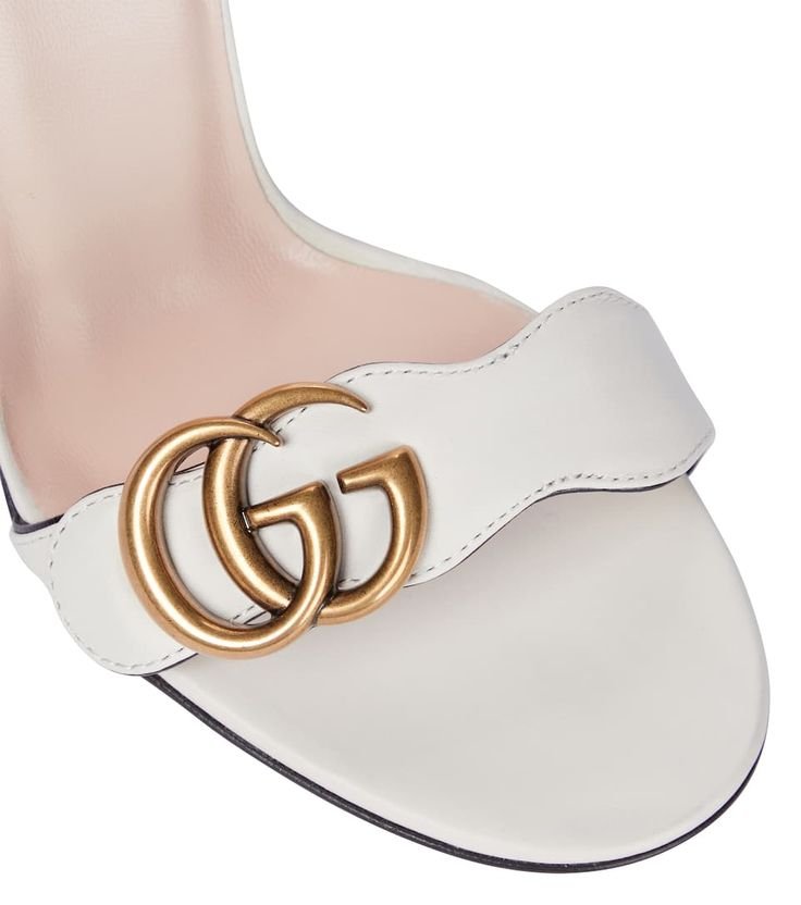 Buy Guc_cii Marmont GG Leather Flats - Image 6