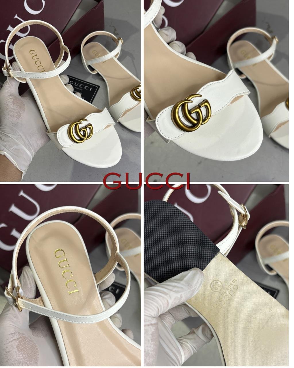 Buy Guc_cii Marmont GG Leather Flats - Image 2