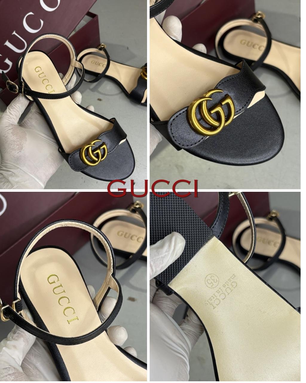 Buy Guc_cii Marmont GG Leather Flats - Image 7