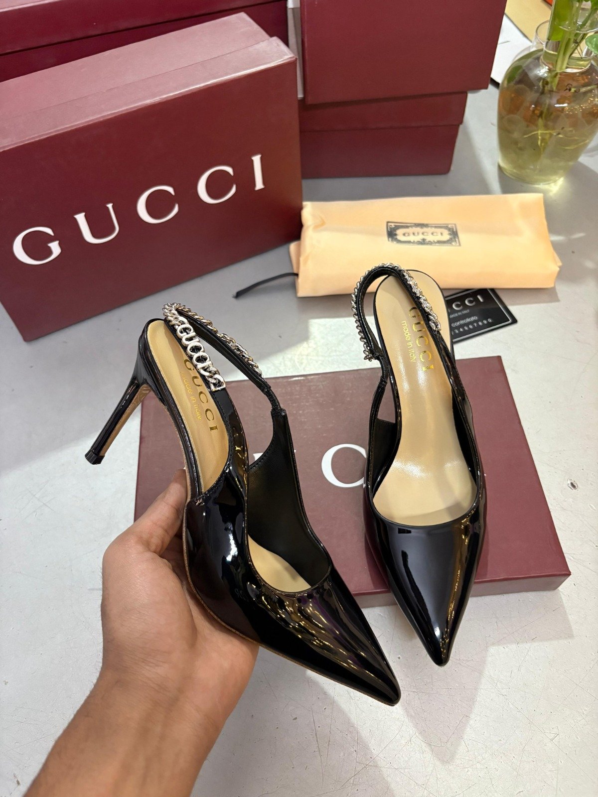Buy Guc_cii Signoria Slingback Pumps Women - Image 4