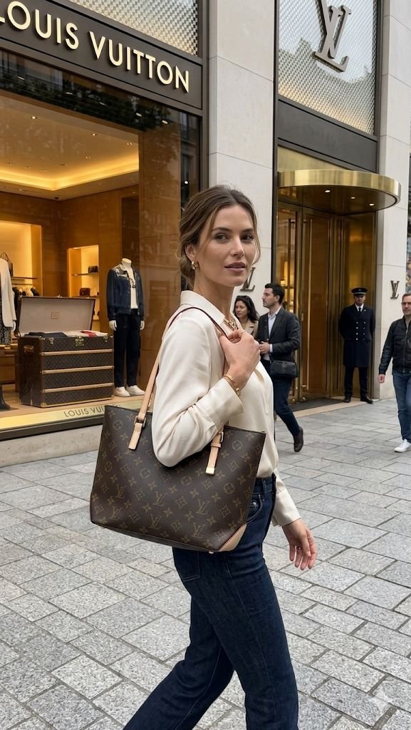 Buy LV Piano Monogram Tote Bag Online - Image 3