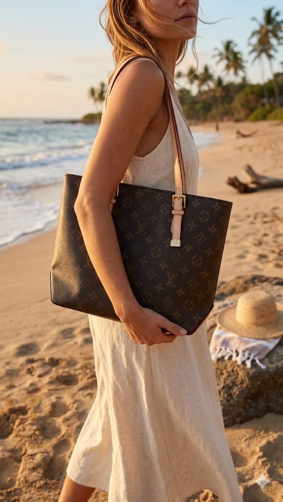Buy LV Piano Monogram Tote Bag Online - Image 5