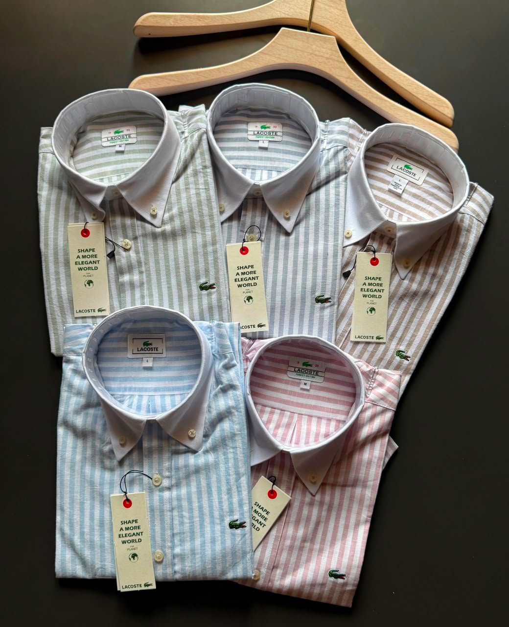 Buy Lacos_tee Linen Cotton Stripe Shirt - Image 9
