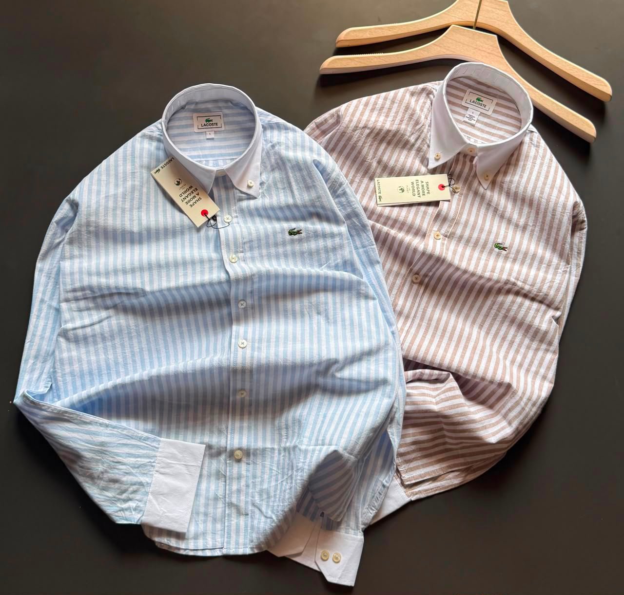 Buy Lacos_tee Linen Cotton Stripe Shirt - Image 3