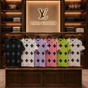 Buy Loui_s Vuitt_onn Cotton Lycra T-Shirts