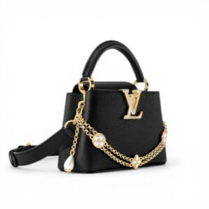 Buy Loui_s Vuitt_onn Capucines Mini Black Bag