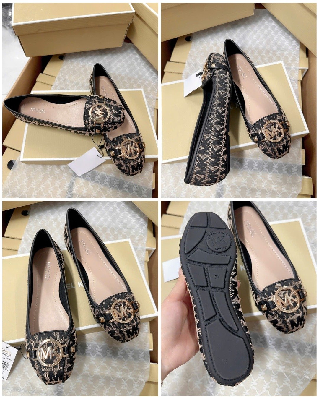 Buy Michae_l Ko_rss Ballerina Black Brown - Image 2