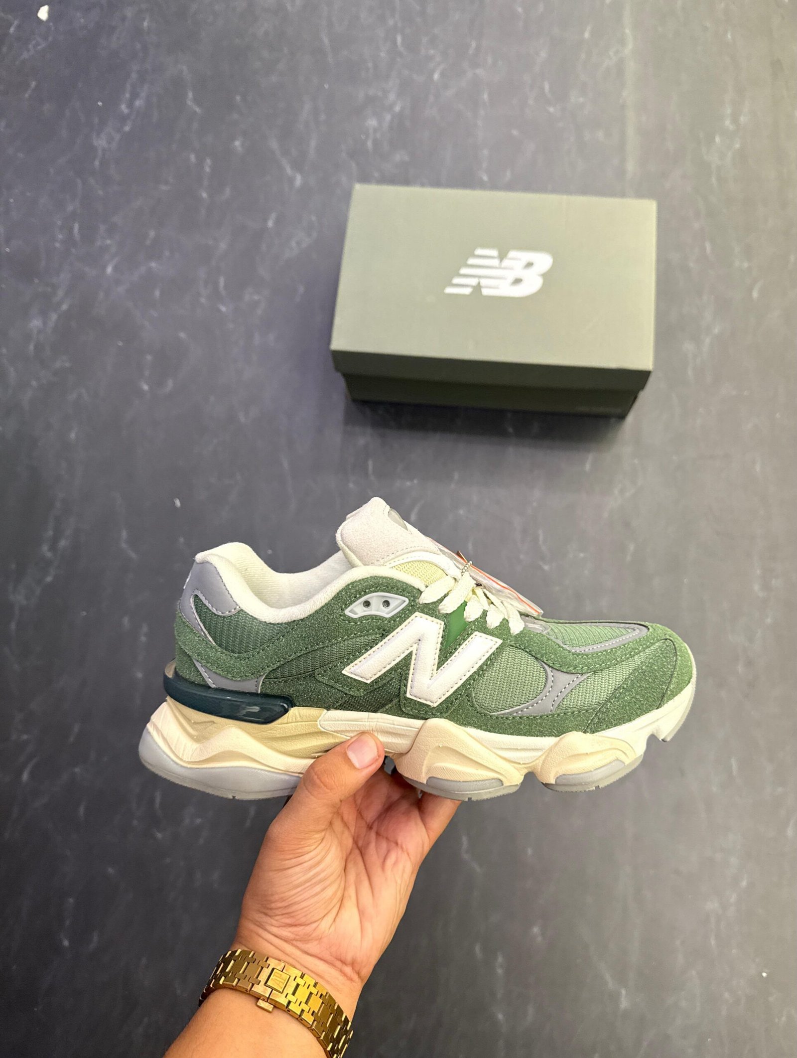 Buy Ne_w Balan_cee 9060 Nori Green Shoes