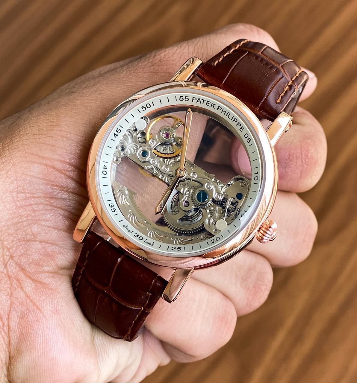Buy Pate_k Philip_pee Open Heart Auto Watch - Image 3