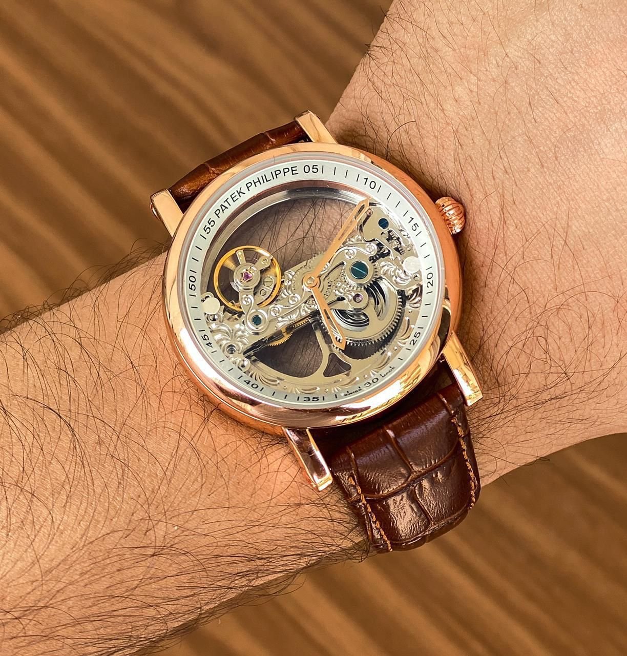 Buy Pate_k Philip_pee Open Heart Auto Watch - Image 2