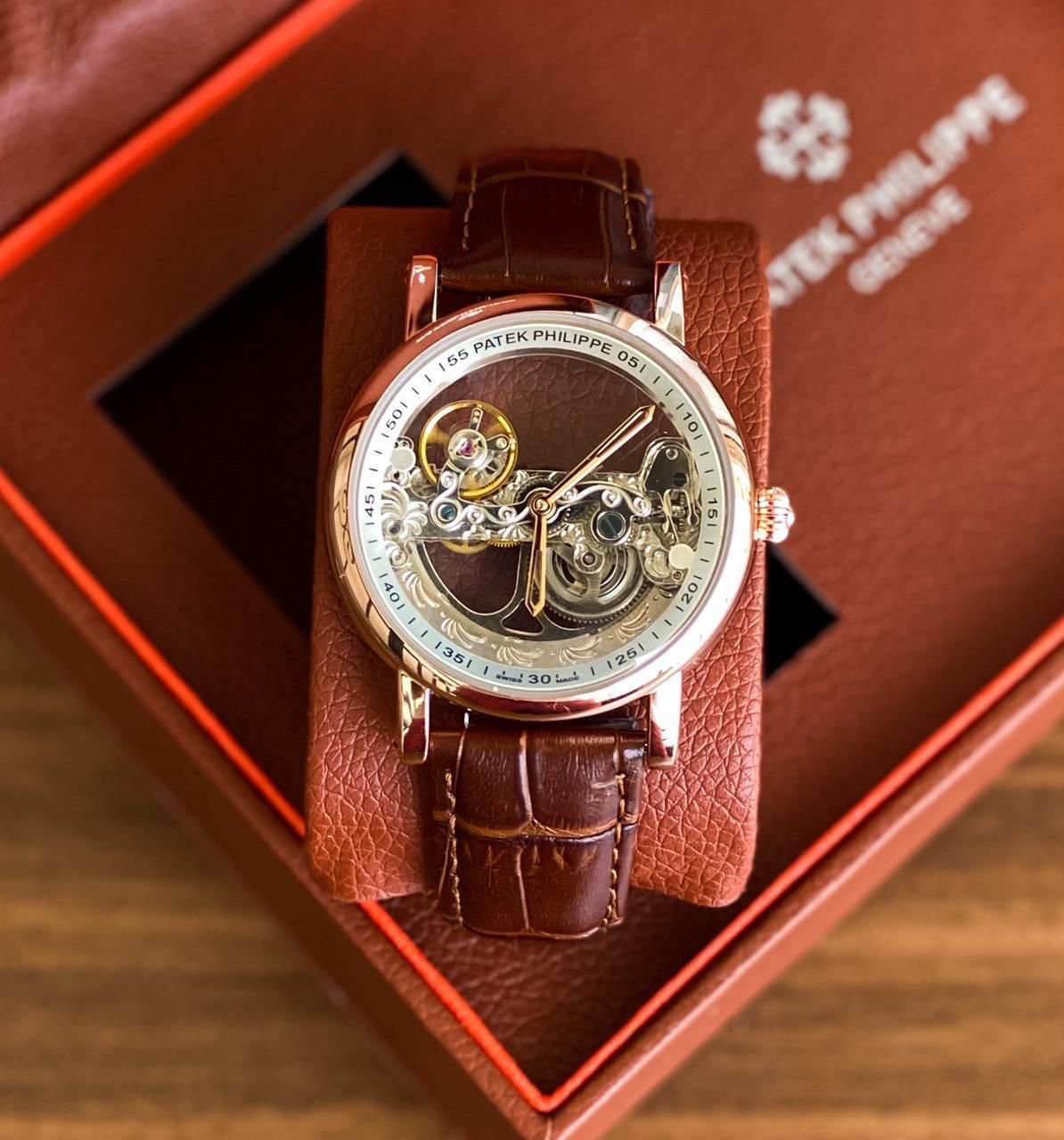 Buy Pate_k Philip_pee Open Heart Auto Watch - Image 5