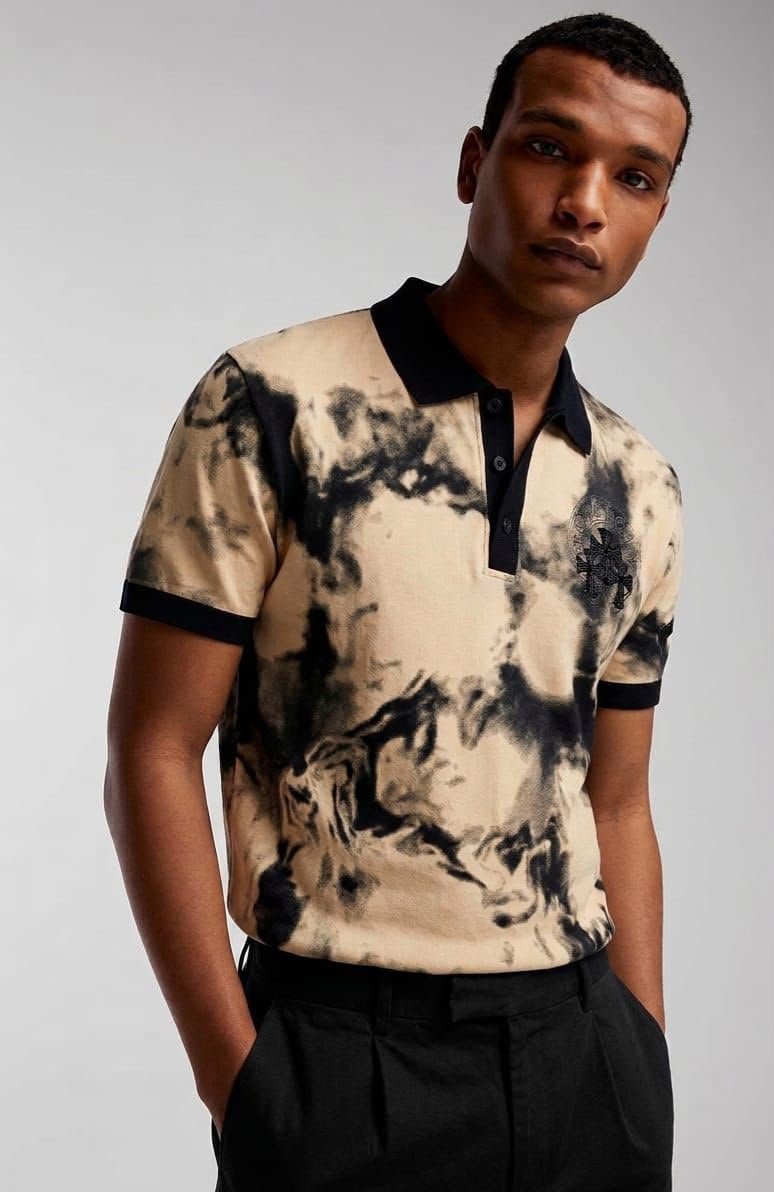 Buy Premium Washed Polo Collar T-Shirt - Image 4