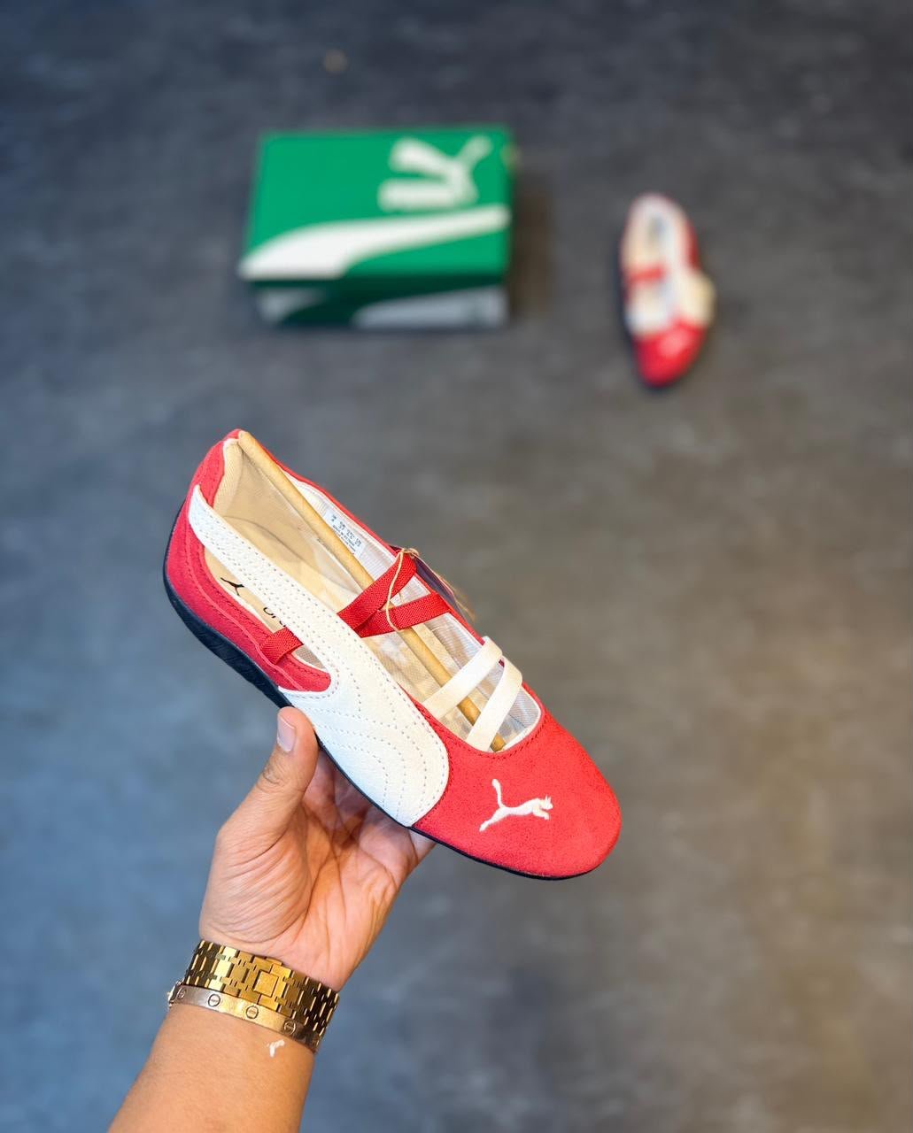 Buy Pu_maa Speed Cat Ballet Red Shoes - Image 2