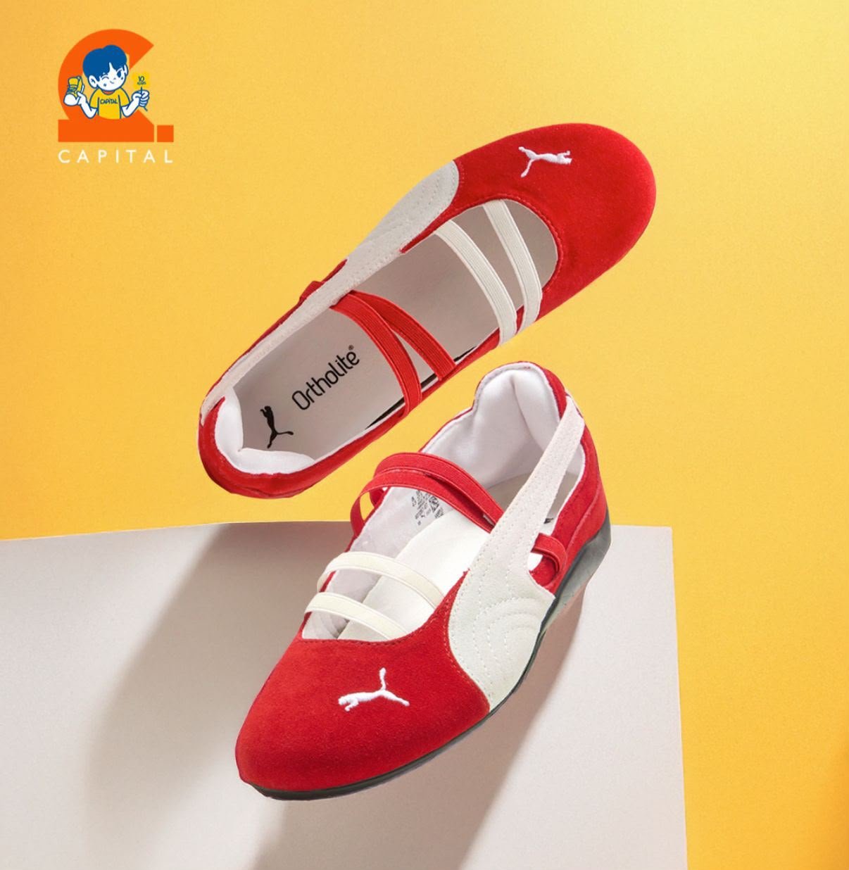 Buy Pu_maa Speed Cat Ballet Red Shoes - Image 5