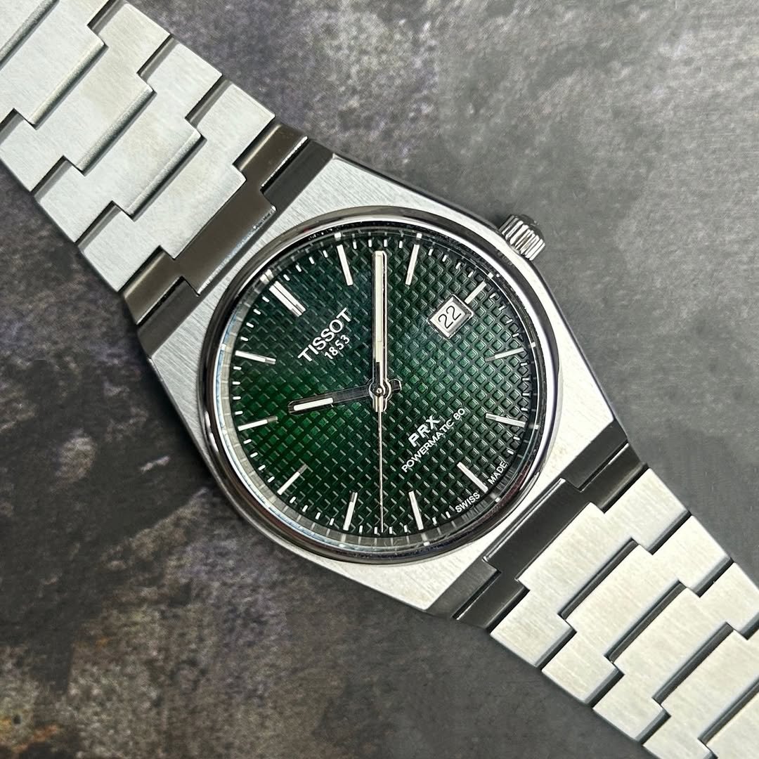 Buy Tiss_ott PRX Green Dial Luxury Watch - Image 4