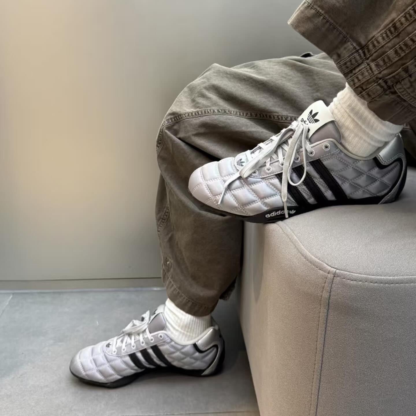 Buy Adid_ass Adiracer Low Silver Shoes - Image 6