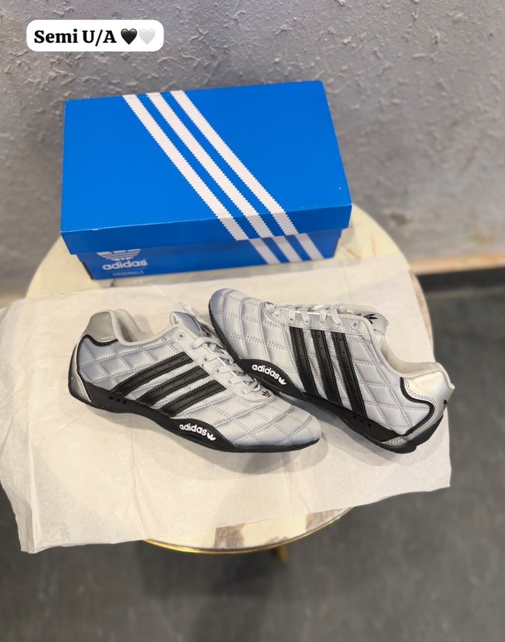 Buy Adid_ass Adiracer Low Silver Shoes - Image 3