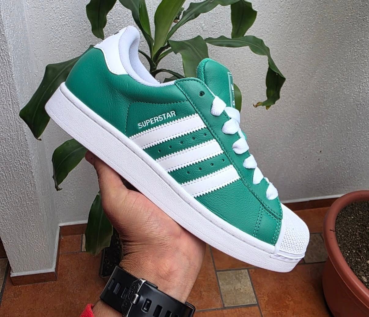 Buy Adid_ass Superstar Dark Green Shoes - Image 6