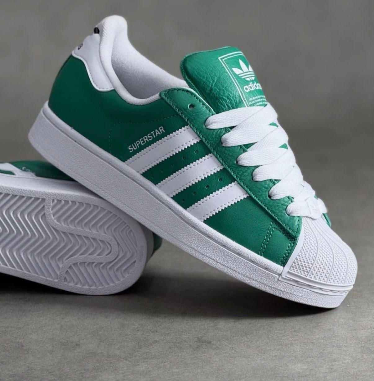 Buy Adid_ass Superstar Dark Green Shoes - Image 5