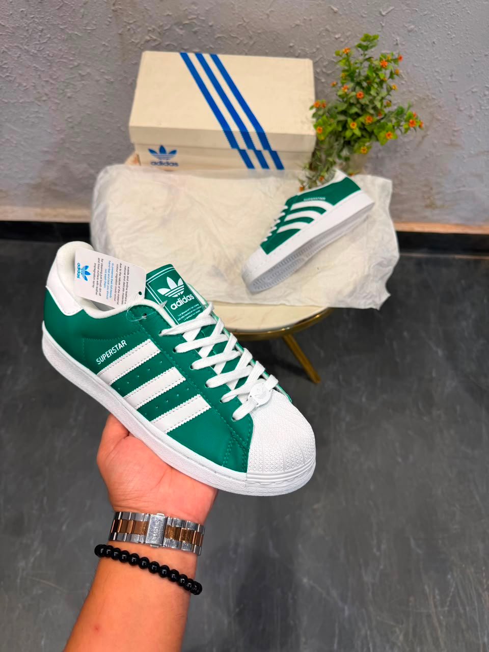 Buy Adid_ass Superstar Dark Green Shoes