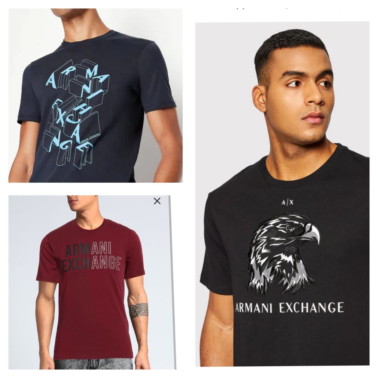 Buy Arma_nii Cotton Round Neck Tee Shirt - Image 6