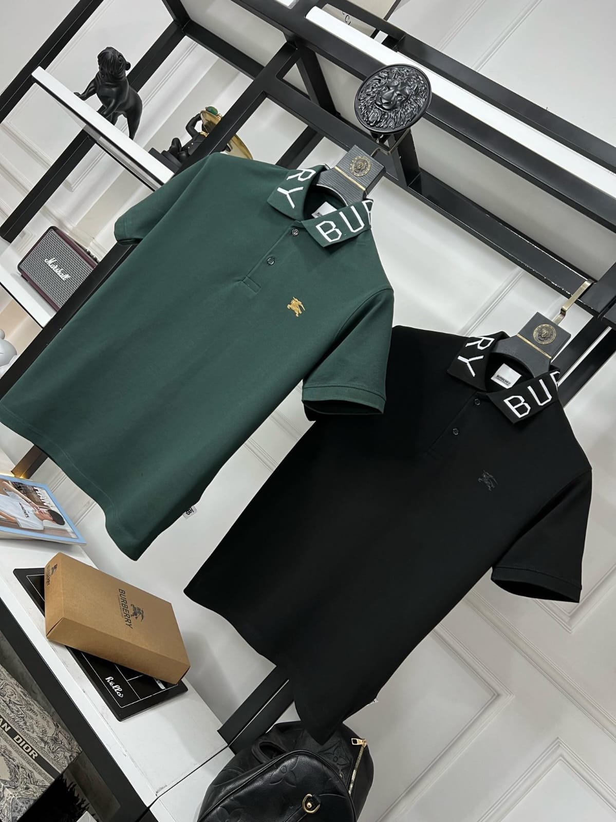 Buy Burber_ryy Heavy Cotn Polo Wears - Image 7